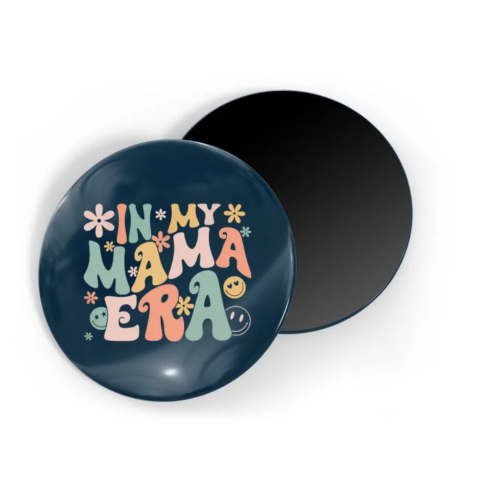 Funny In My Mama Era Lover Groovy Retro Mom Mothers Day Magnet