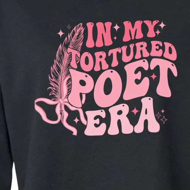 Funny In My Poets Era Cropped Pullover Crew