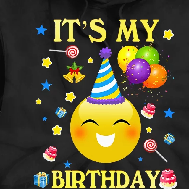 Funny It's My Birthday Cute Tie Dye Hoodie