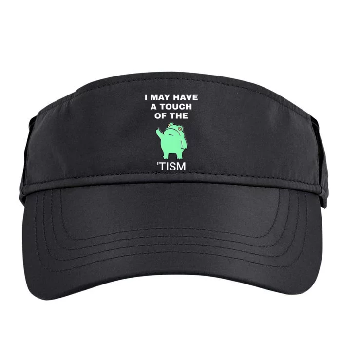 Frog I May Have A Touch Of The Tism Adult Drive Performance Visor