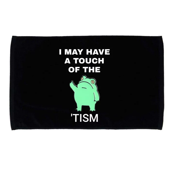 Frog I May Have A Touch Of The Tism Microfiber Hand Towel