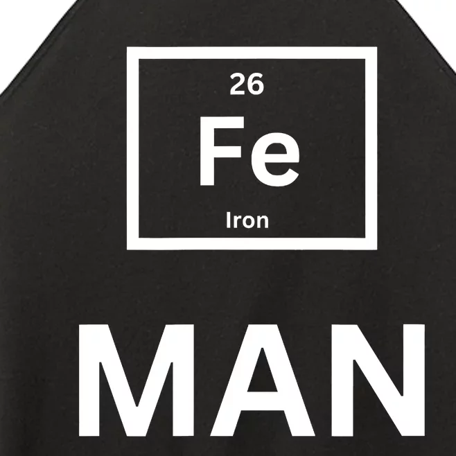 Funny Iron man print for man and Women’s Perfect Tri Rocker Tank