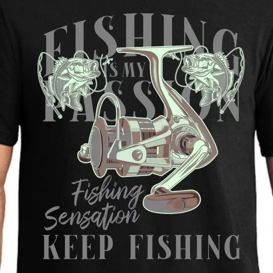 Fishing Is My Passion Pajama Set