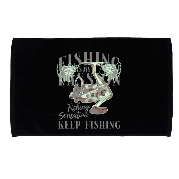 Fishing Is My Passion Microfiber Hand Towel