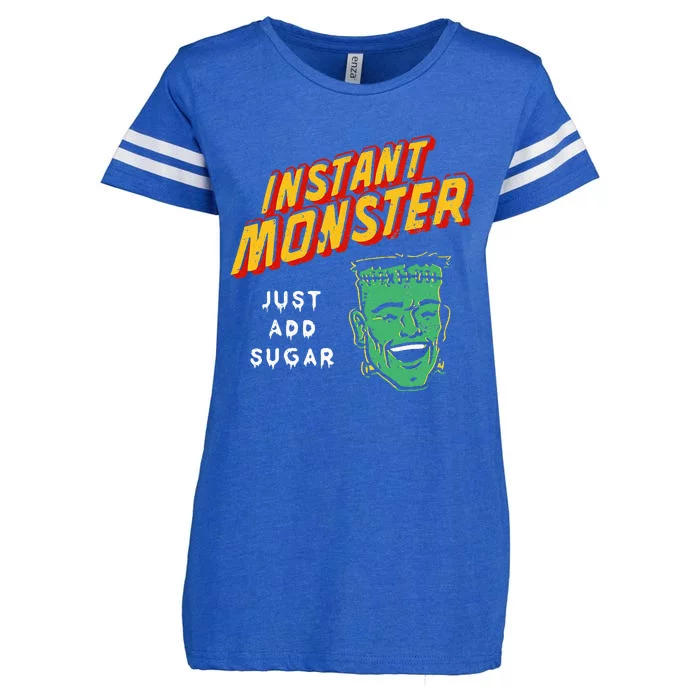 Funny Instant Monster Just Add Sugar Halloween Enza Ladies Jersey Football T-Shirt