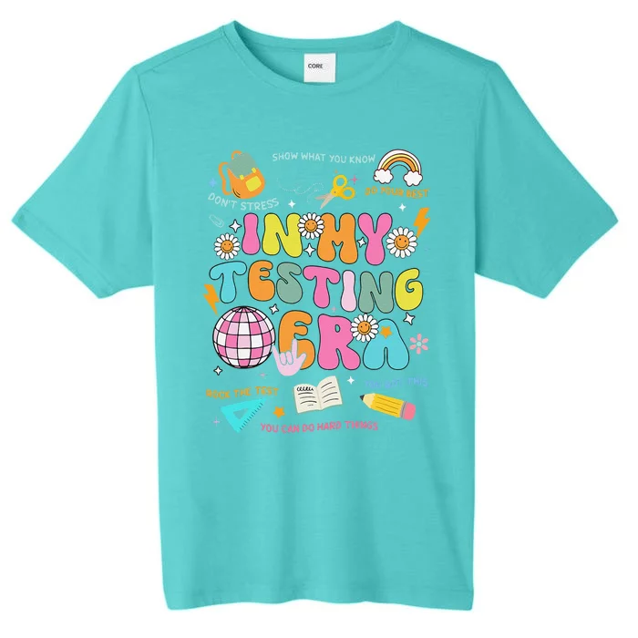 Funny In My Testing Era Test Day Teacher Day ChromaSoft Performance T-Shirt