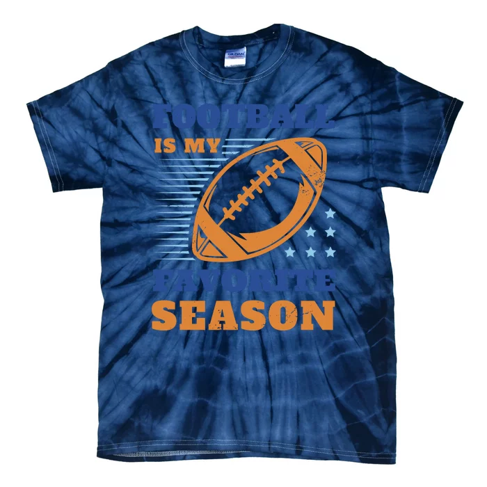 Football Is My Favorite Season Tie-Dye T-Shirt