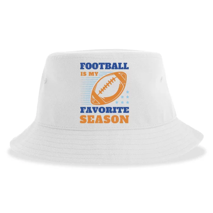 Football Is My Favorite Season Sustainable Bucket Hat