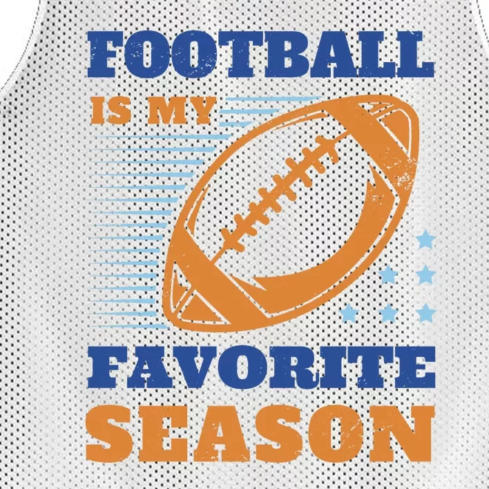 Football Is My Favorite Season Mesh Reversible Basketball Jersey Tank