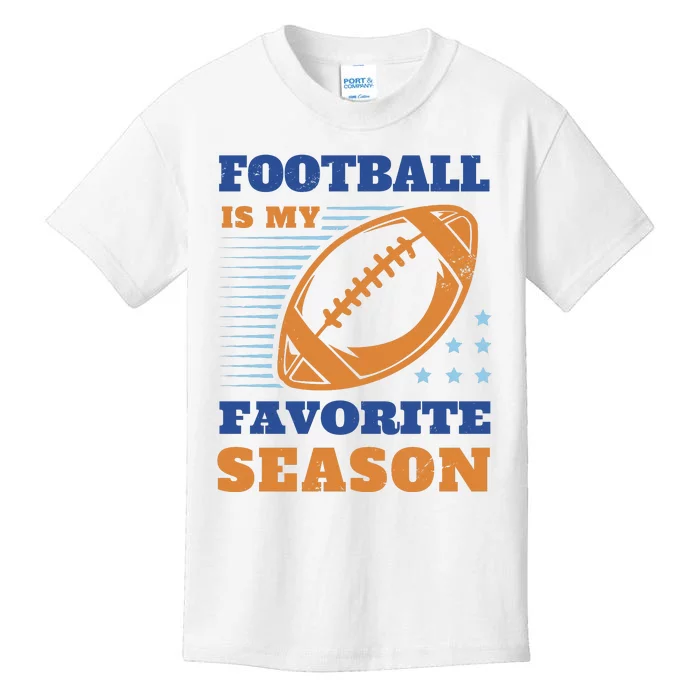 Football Is My Favorite Season Kids T-Shirt