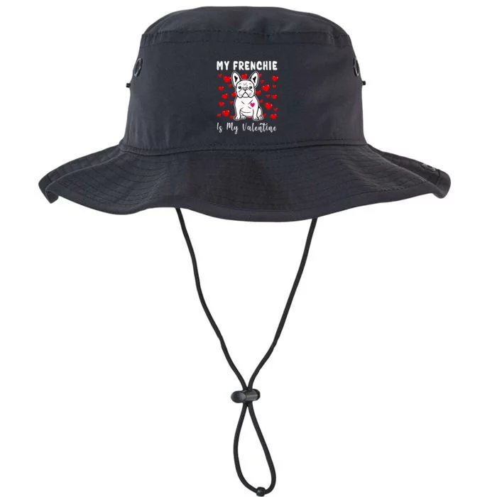 Frenchie Is My Valentine French Bulldog Valentines Day Legacy Cool Fit Booney Bucket Hat