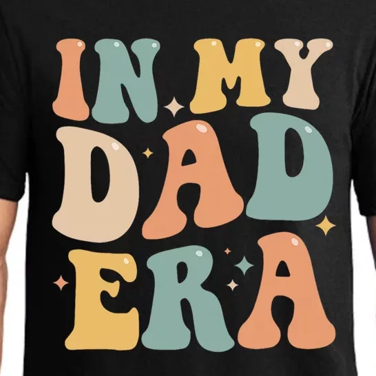 Funny In My Dad Era Lover Groovy Retro Daddy Fathers Day Cool Gift Pajama Set