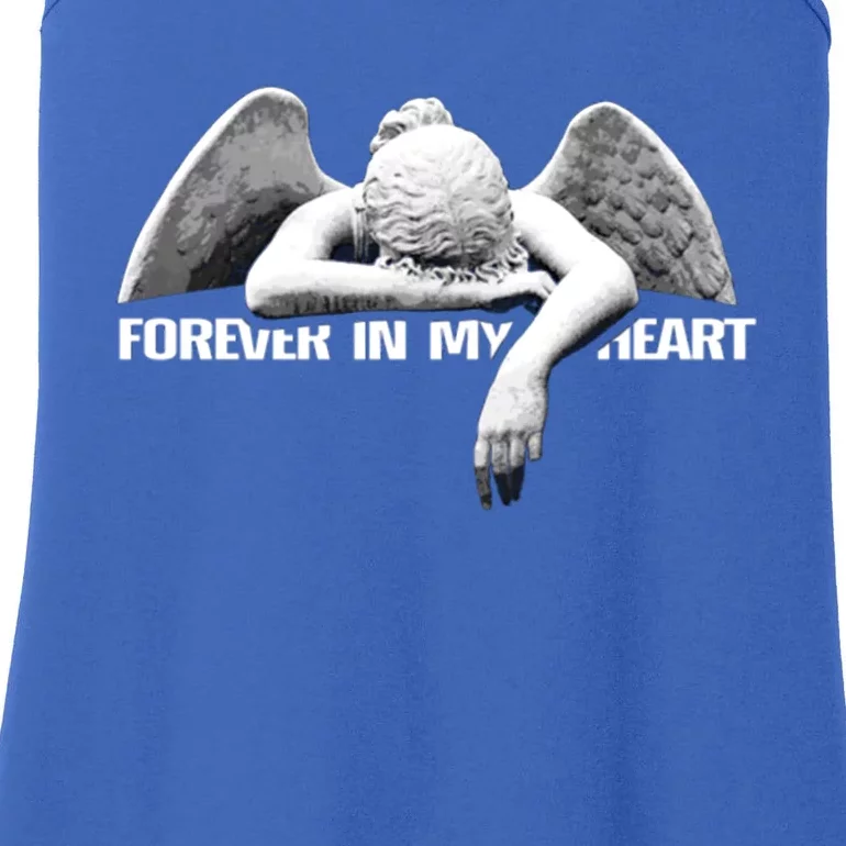 Forever In My Heart Angel Remembrance Honor Your Loved One Great Gift Ladies Essential Tank