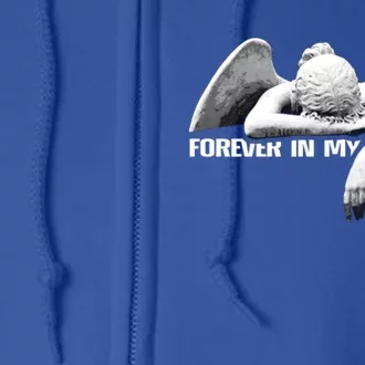 Forever In My Heart Angel Remembrance Honor Your Loved One Great Gift Full Zip Hoodie