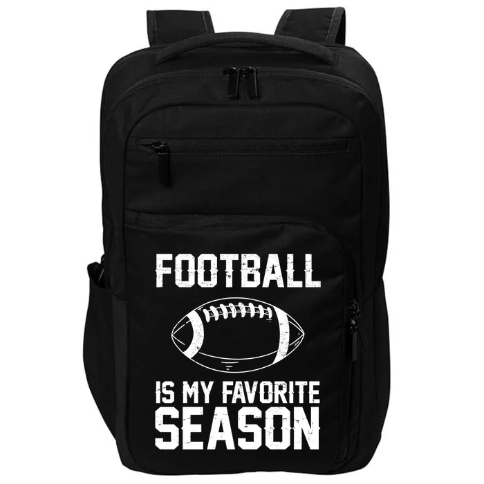 Football Is My Favorite Season Impact Tech Backpack