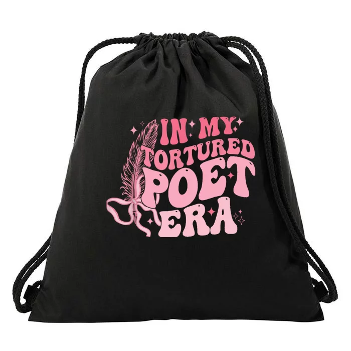 Funny In My Poets Era Drawstring Bag