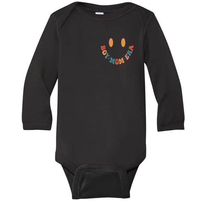 Funny In My Boy Mom Era Baby Long Sleeve Bodysuit