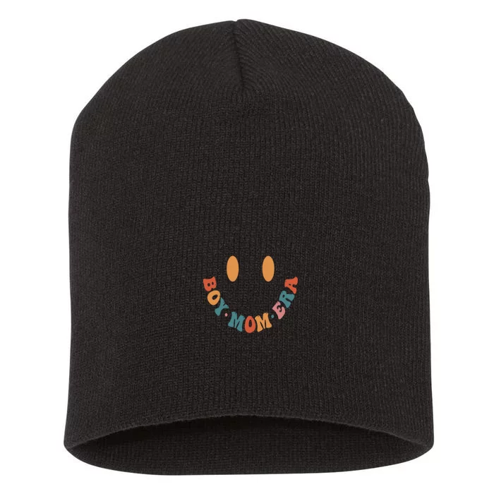 Funny In My Boy Mom Era Short Acrylic Beanie