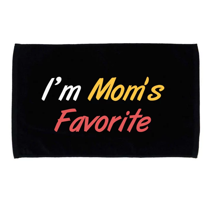 Funny Im Moms Favorite Microfiber Hand Towel