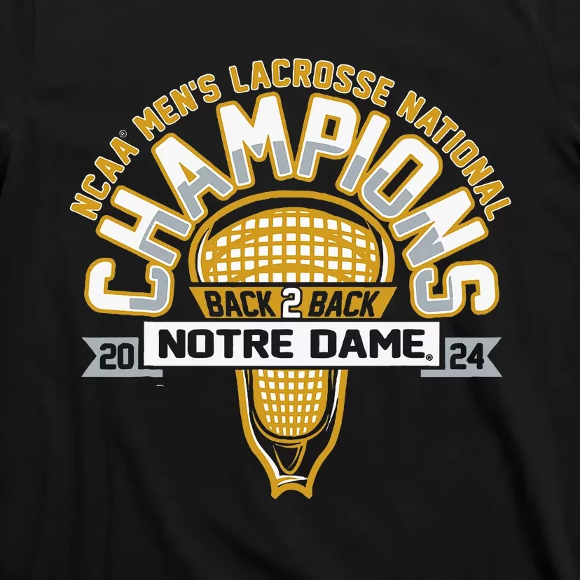 Fighting Irish National Champs Lacrosse T-Shirt