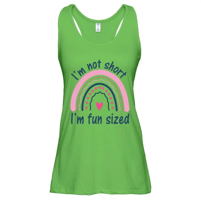 Funny Im Not Short Im Fun Sized Cool Short Ladies Essential Flowy Tank