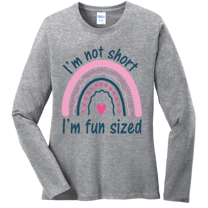 Funny Im Not Short Im Fun Sized Cool Short Ladies Long Sleeve Shirt