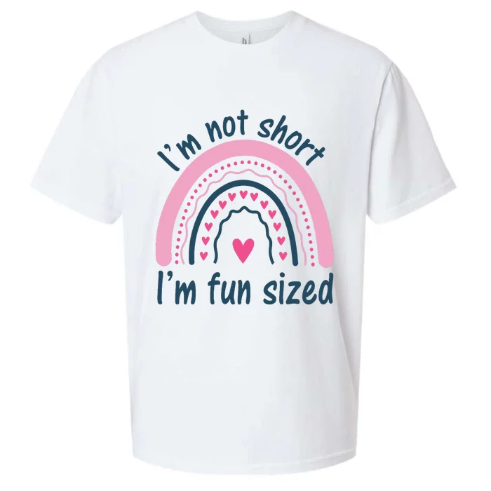 Funny Im Not Short Im Fun Sized Cool Short Sueded Cloud Jersey T-Shirt