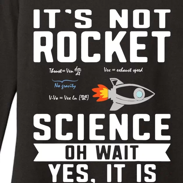 Funny Its Not Rocket Science Aerospace Engineer Equation Womens CVC Long Sleeve Shirt