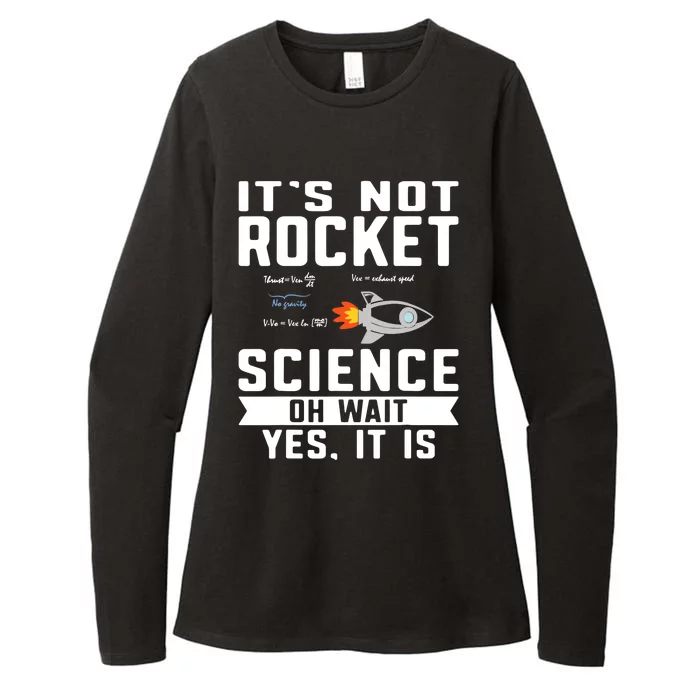 Funny Its Not Rocket Science Aerospace Engineer Equation Womens CVC Long Sleeve Shirt