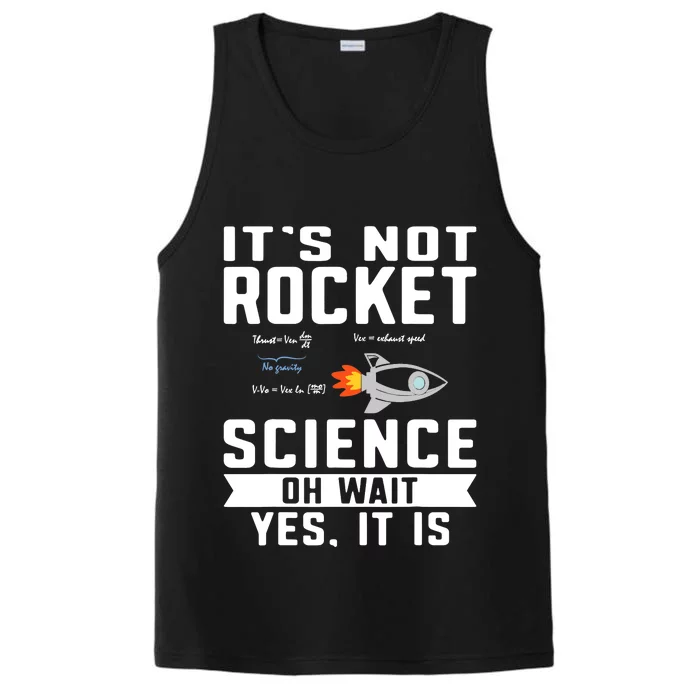 Funny Its Not Rocket Science Aerospace Engineer Equation Performance Tank