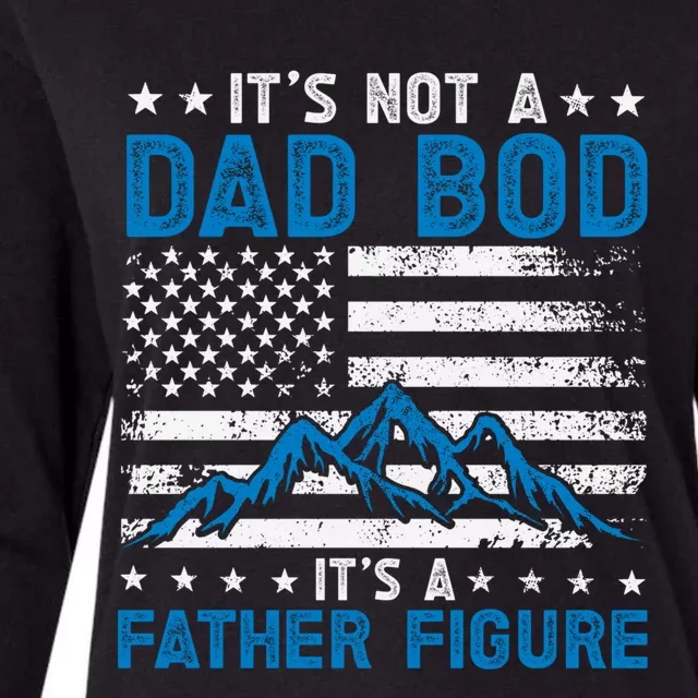 Funny ItS Not A Dad Bod ItS A Father Figure Gift Womens Cotton Relaxed Long Sleeve T-Shirt