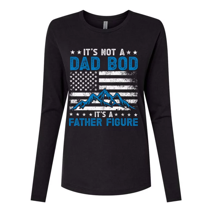 Funny ItS Not A Dad Bod ItS A Father Figure Gift Womens Cotton Relaxed Long Sleeve T-Shirt