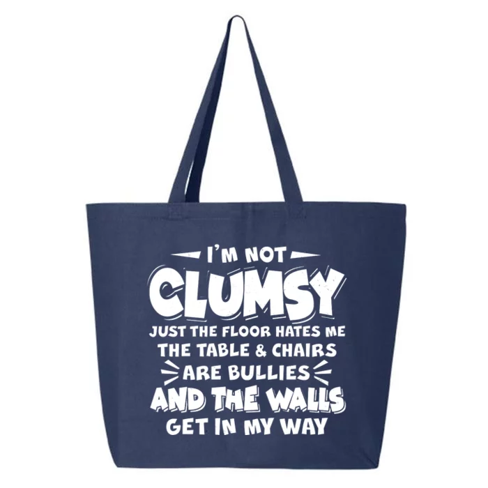 Funny I'm Not Clumsy 25L Jumbo Tote