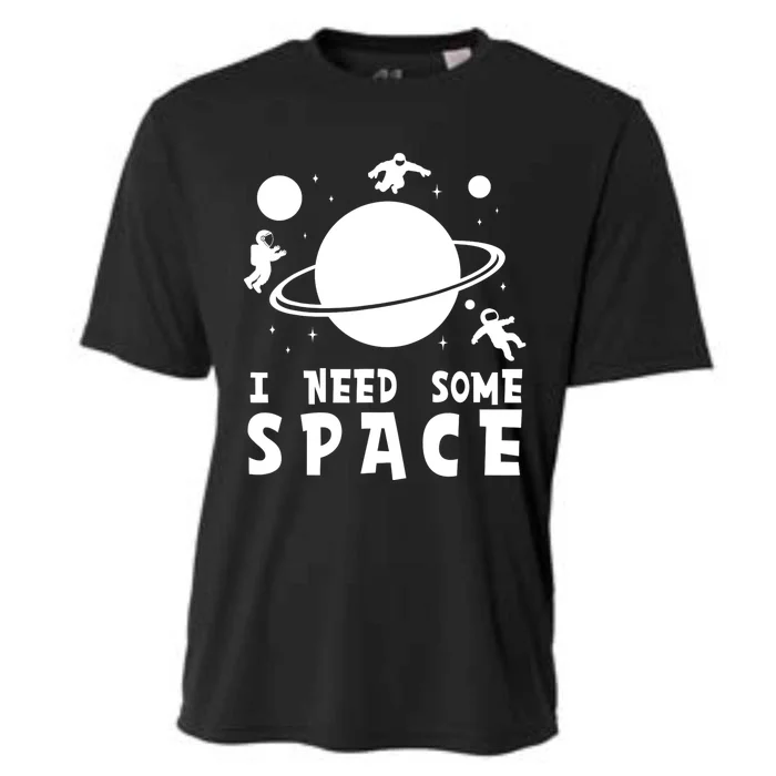 Funny I Need Some Space Kids Space Lover Space Cooling Performance Crew T-Shirt