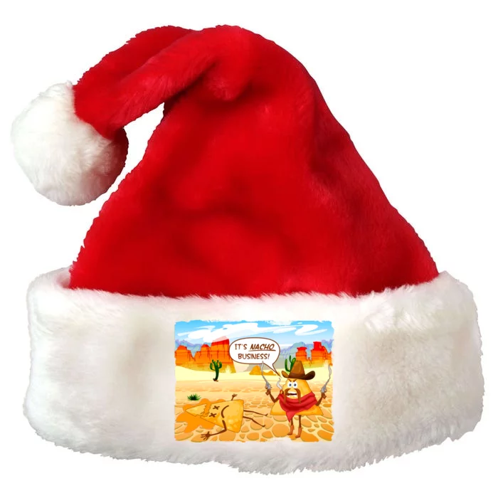 Funny It's Nacho Business Premium Christmas Santa Hat