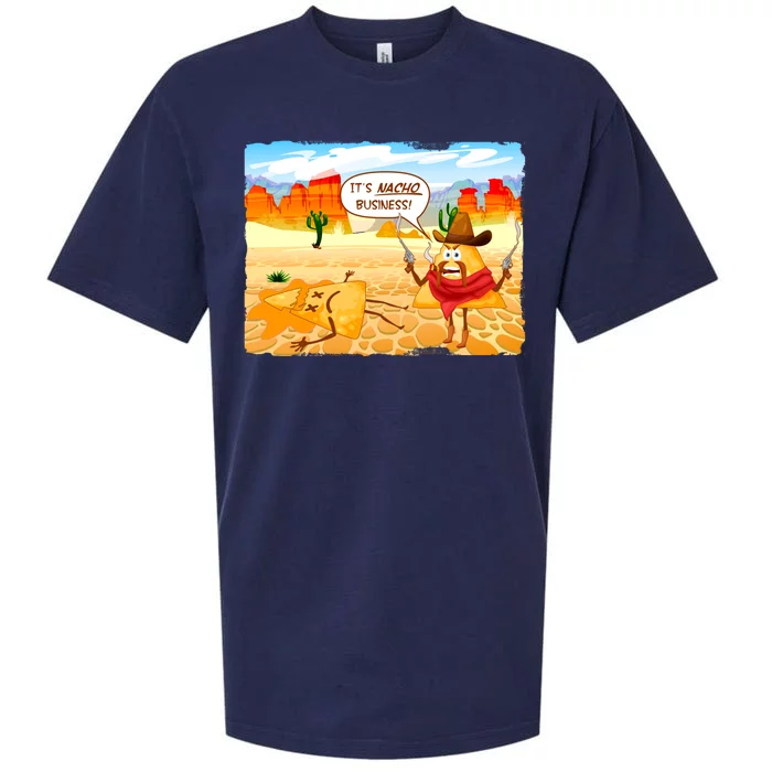 Funny It's Nacho Business Sueded Cloud Jersey T-Shirt