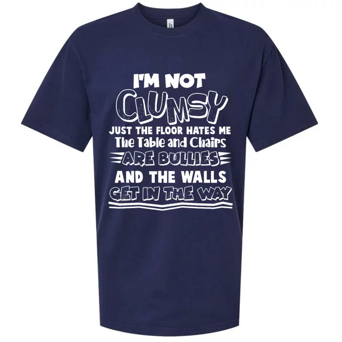 Funny Im Not Clumsy Sueded Cloud Jersey T-Shirt