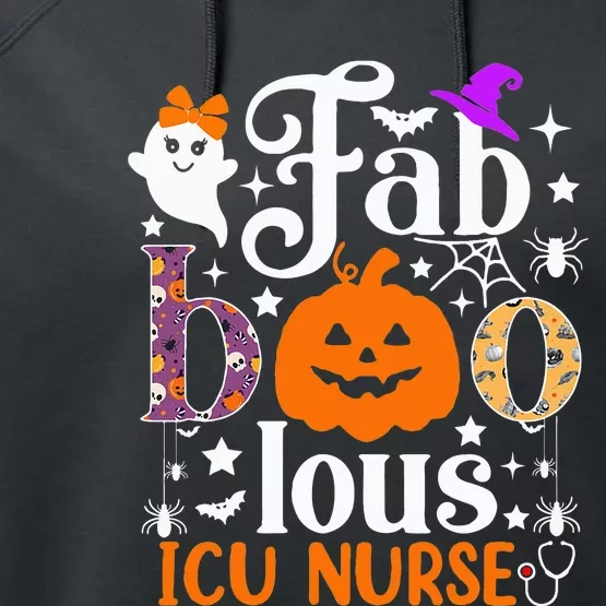 Faboolous ICU Nurse Halloween Spooky Nursing Costume Performance Fleece Hoodie