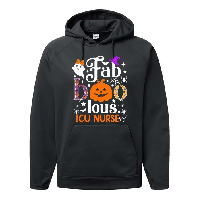 Faboolous ICU Nurse Halloween Spooky Nursing Costume Performance Fleece Hoodie