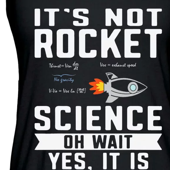 Funny Its Not Rocket Science Aerospace Engineer Equation Ladies Essential Flowy Tank