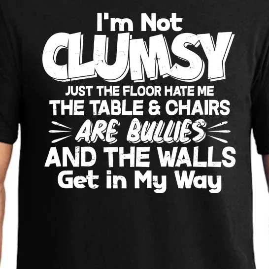 Funny I'm Not Clumsy Pajama Set