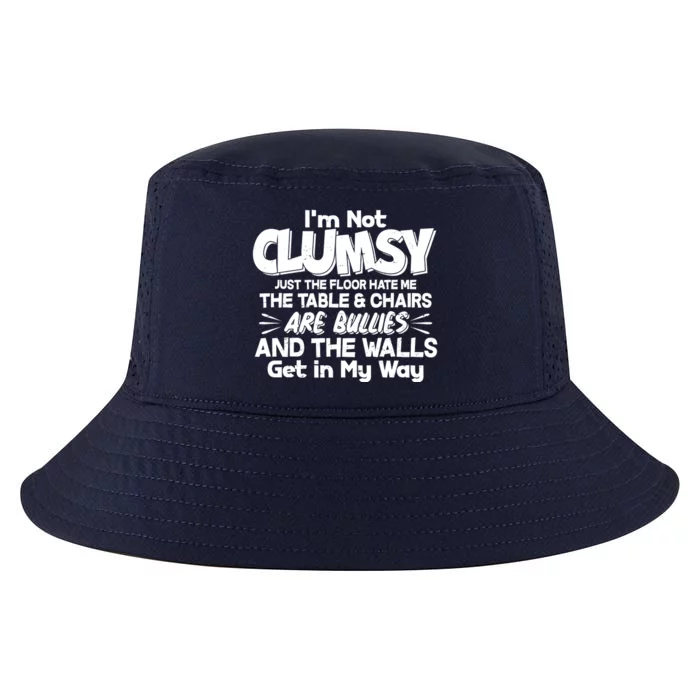 Funny I'm Not Clumsy Cool Comfort Performance Bucket Hat