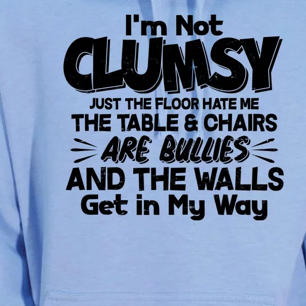 Funny I'm Not Clumsy Unisex Surf Hoodie