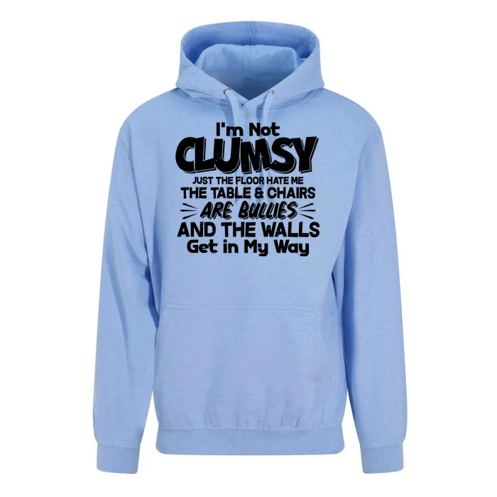 Funny I'm Not Clumsy Unisex Surf Hoodie