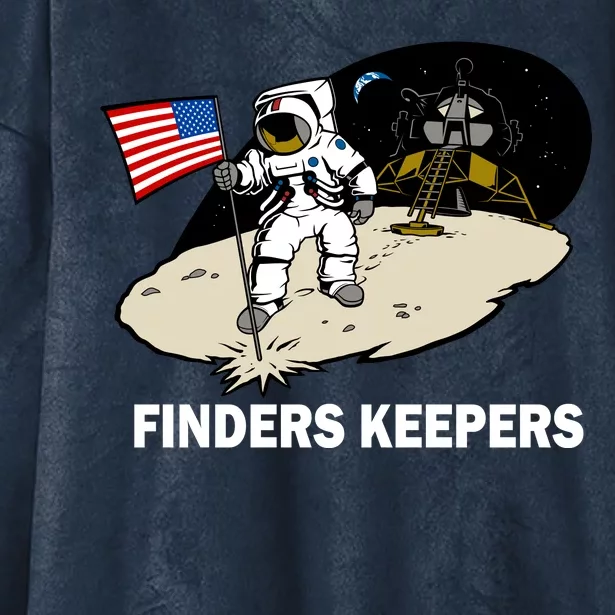 Finders Keepers Hooded Wearable Blanket