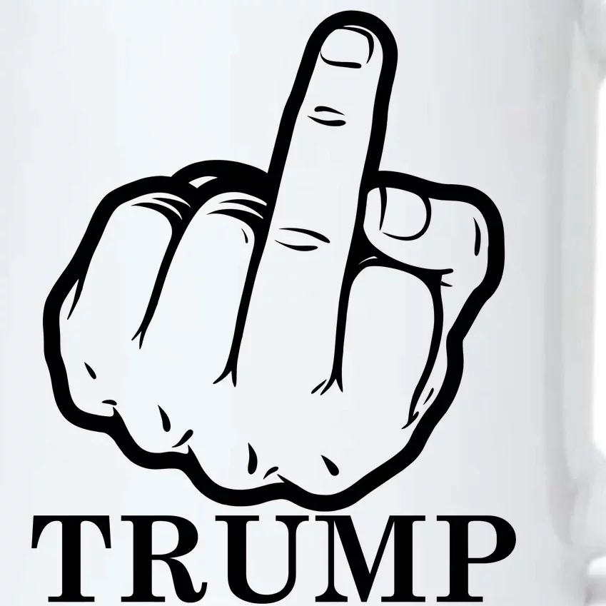 Finger Trump U Son of a B Black Color Changing Mug