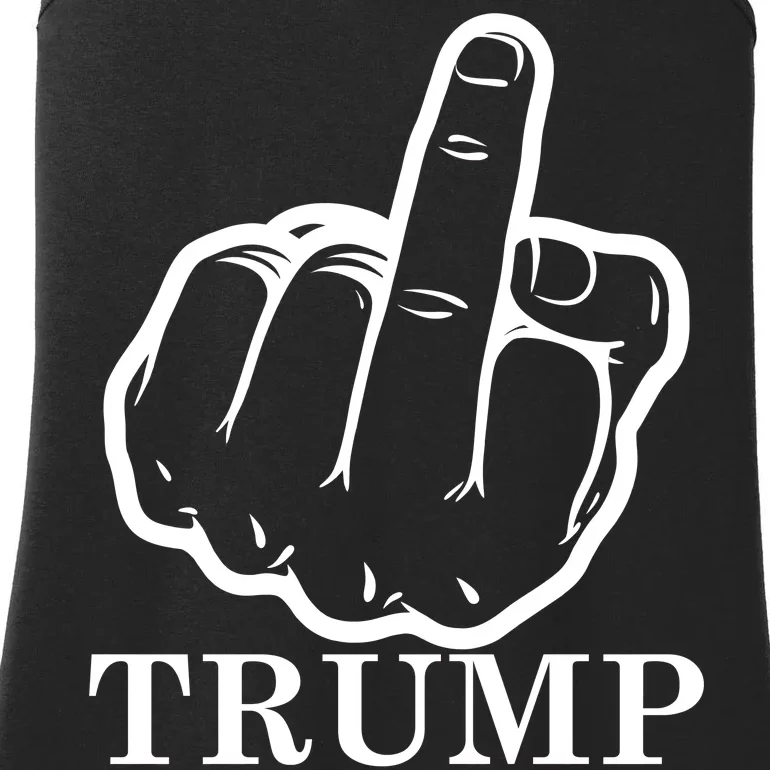 Finger Trump U Son of a B Ladies Essential Tank