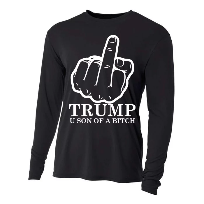 Finger Trump U Son of a B Cooling Performance Long Sleeve Crew