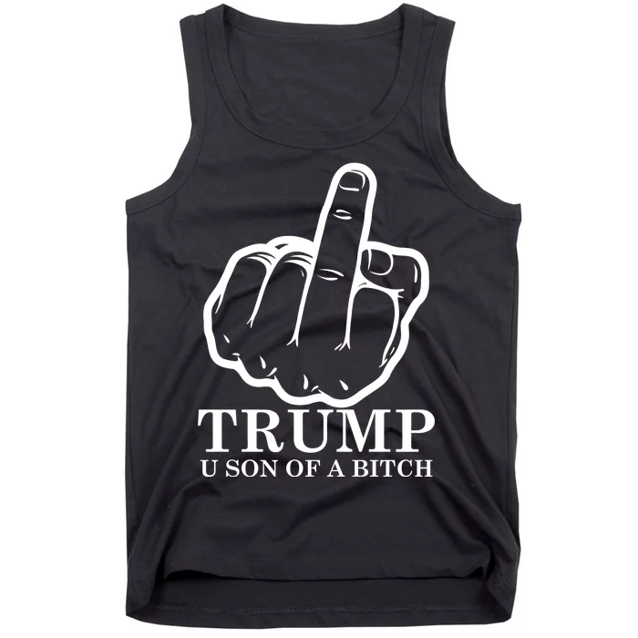 Finger Trump U Son of a B Tank Top