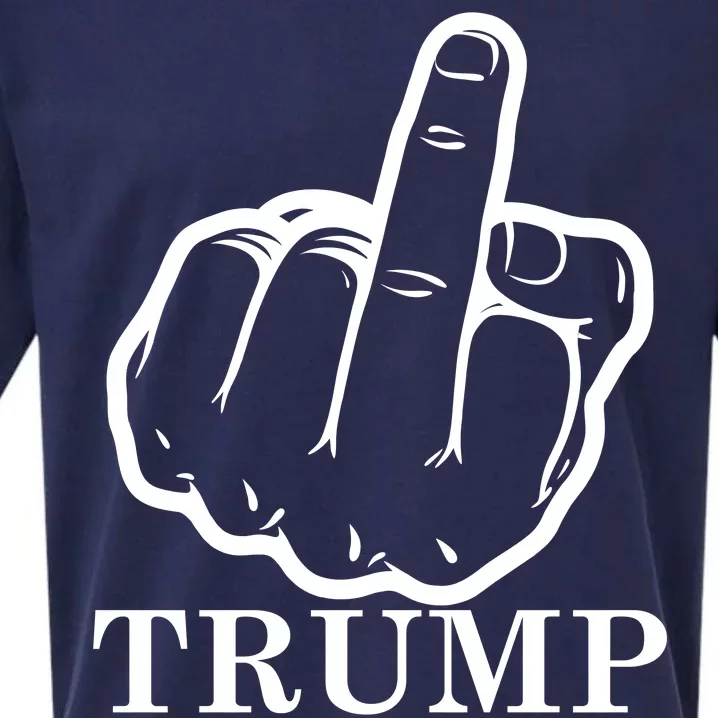 Finger Trump U Son of a B Sueded Cloud Jersey T-Shirt